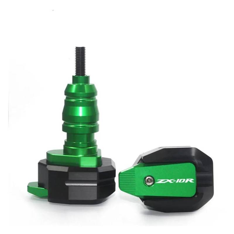 Rahmen-Crash-Protector Für ZX10R ZX-10R ZX 10R 2010-2017 Motorrad Fallende Schutz Rahmen Slider Verkleidung Schutz Crash Pad Protector(Green) von QIBOZNG
