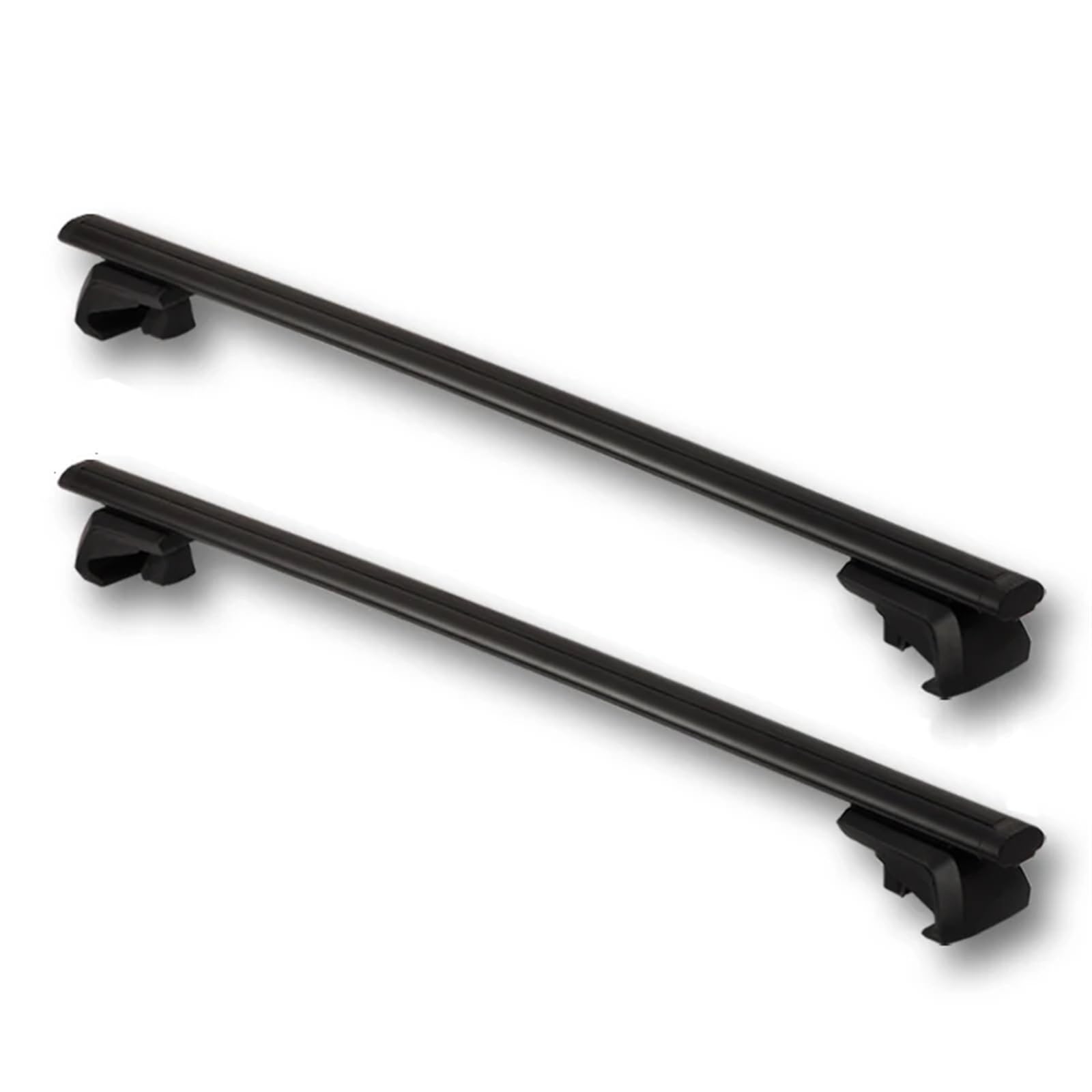 140 cm Universal-Auto-Bogenförmige Stange Aus Aluminiumlegierung Für Fahrzeuge Mit Getrennten Erhöhten Geländern, Autodachträger, Querstange Dachgepäckträger Aus Aluminiumlegierung(Schwarz) von QIFANB