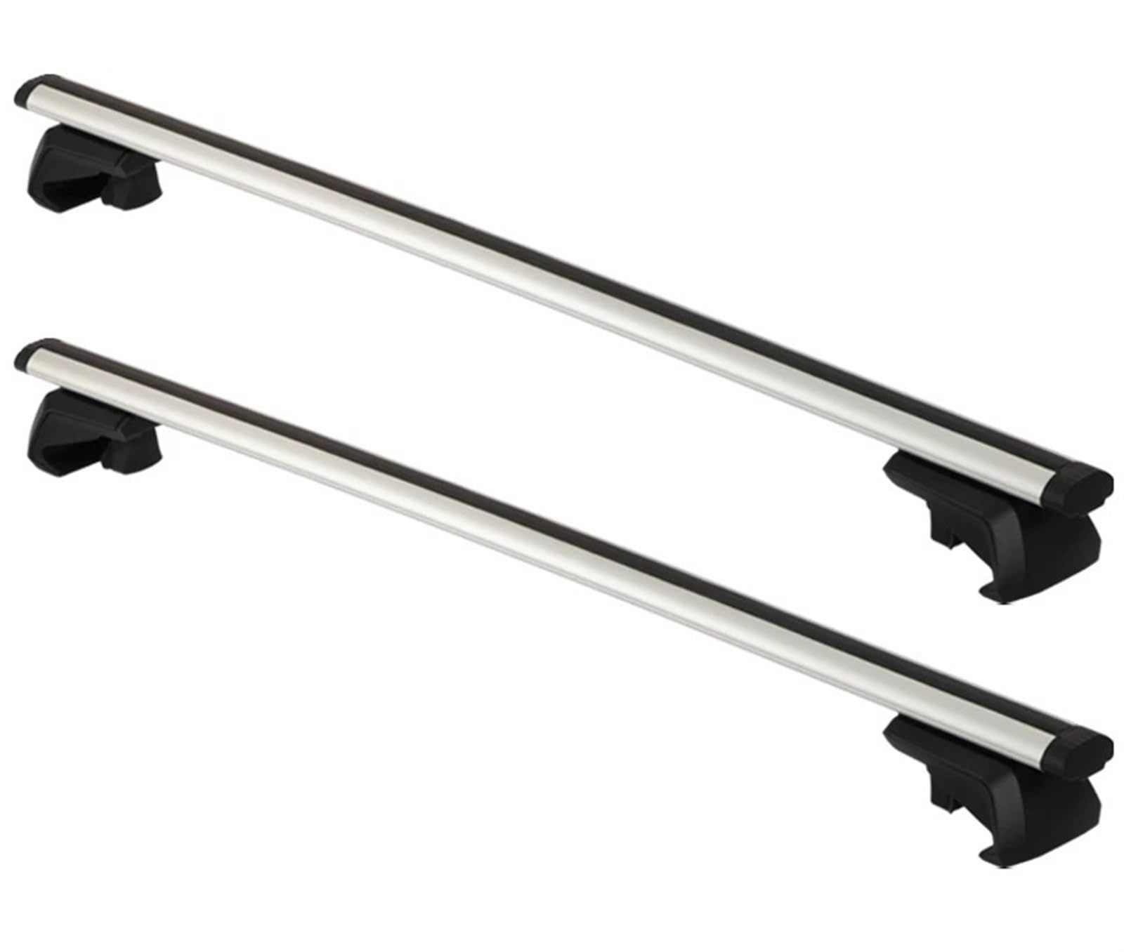 140 cm Universal-Auto-Bogenförmige Stange Aus Aluminiumlegierung Für Fahrzeuge Mit Getrennten Erhöhten Geländern, Autodachträger, Querstange Dachgepäckträger Aus Aluminiumlegierung(Weiß) von QIFANB