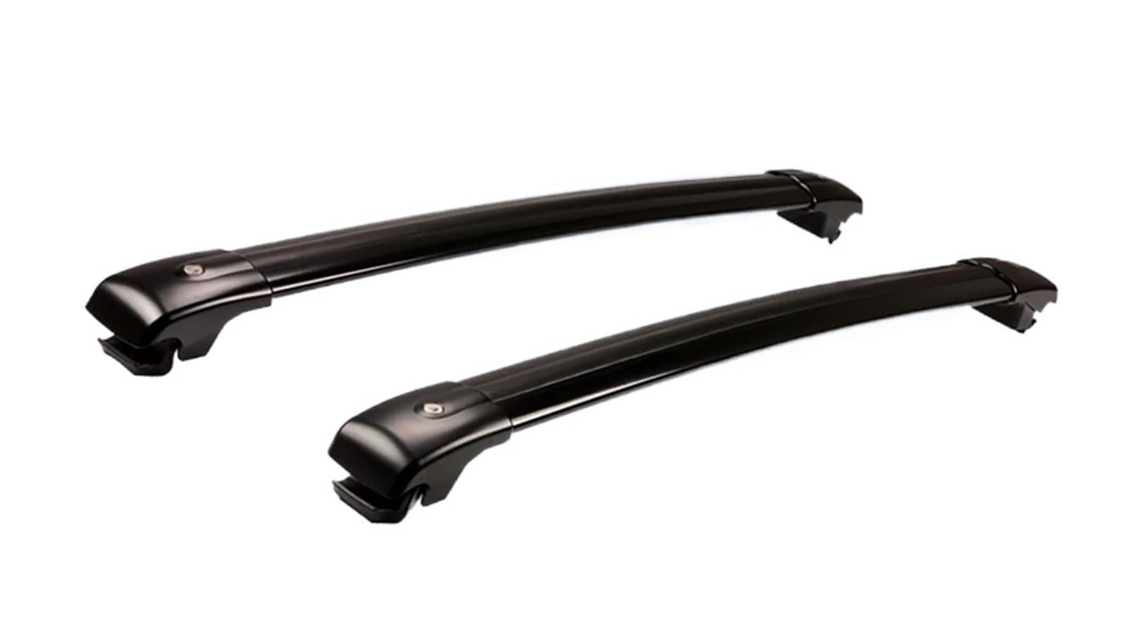2 Stück Dachrelingträger Querträger Querstangen Abschließbar Für Benz ML350 W164 2006 2007 2008 2009 2010 2011 2012 Dachgepäckträger Aus Aluminiumlegierung(Schwarz) von QIFANB