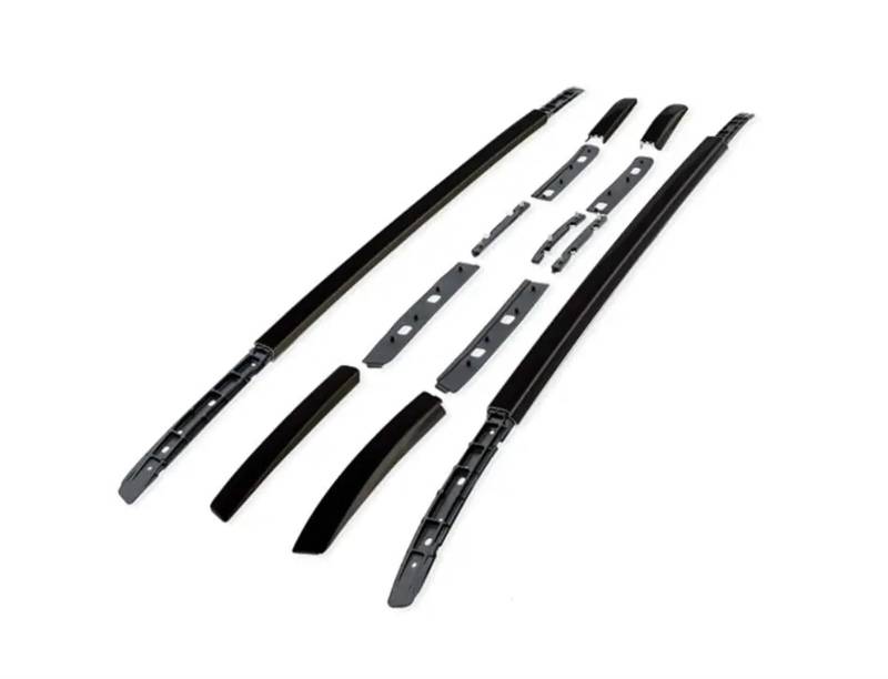 6 Teile/Satz Gepäck Gepäckträger Träger Dachreling Dachträger Dachreling Für Mitsubishi Für Outlander 2016 2017 2018 2019 Dachgepäckträger Aus Aluminiumlegierung(Schwarz) von QIFANB