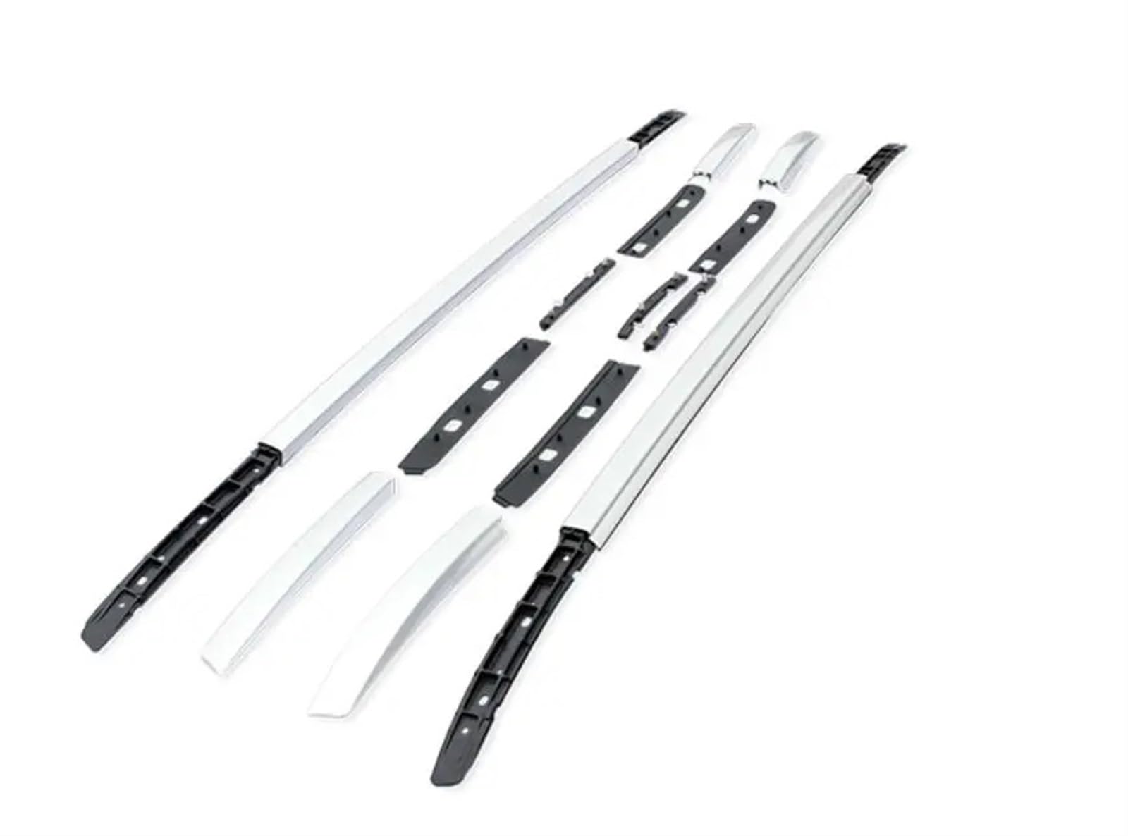 6 Teile/Satz Gepäck Gepäckträger Träger Dachreling Dachträger Dachreling Für Mitsubishi Für Outlander 2016 2017 2018 2019 Dachgepäckträger Aus Aluminiumlegierung(Silber) von QIFANB