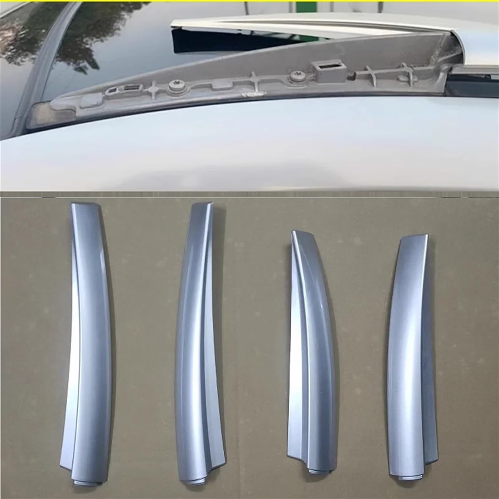 Auto Dachträger Abdeckung Gepäck Deckel Bar Teil Schiene Ende Shell Cap Trim Shell Für Nissan Für Qashqai J11 Für Rogue Sport 2014 2015 2016-2021 Dachgepäckträger Aus Aluminiumlegierung(4 Stück) Auto Dachträger Abdeckung Gepäck Deckel Bar Teil Schiene Ende Shell Cap Trim Shell Für Nissan Für Qashqai J11 Für Rogue Sport 2014 2015 2016-2021 Dachgepäckträger Aus Aluminiumlegierung(4 Stück) von QIFANB