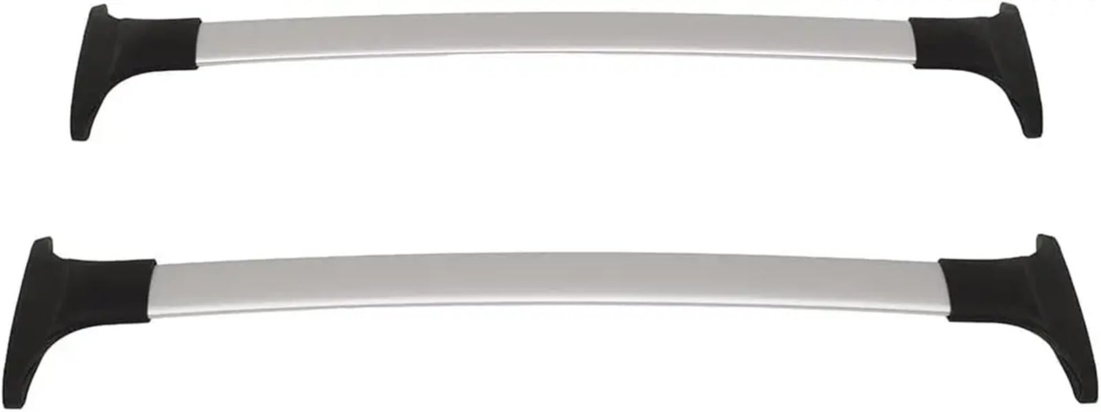 Auto Dachträger Seite Bars Kreuz Schienen Dach Rack Gepäck Träger Rack 2Pcs Für Ford Für Ecosport 2013 2014 2015 2016 2017 2018 2019 2020 Dachgepäckträger Aus Aluminiumlegierung(Silber) von QIFANB
