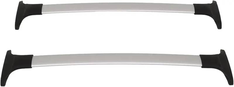 Auto Dachträger Seite Bars Kreuz Schienen Dach Rack Gepäck Träger Rack 2Pcs Für Ford Für Ecosport 2013 2014 2015 2016 2017 2018 2019 2020 Dachgepäckträger Aus Aluminiumlegierung(Silber) von QIFANB