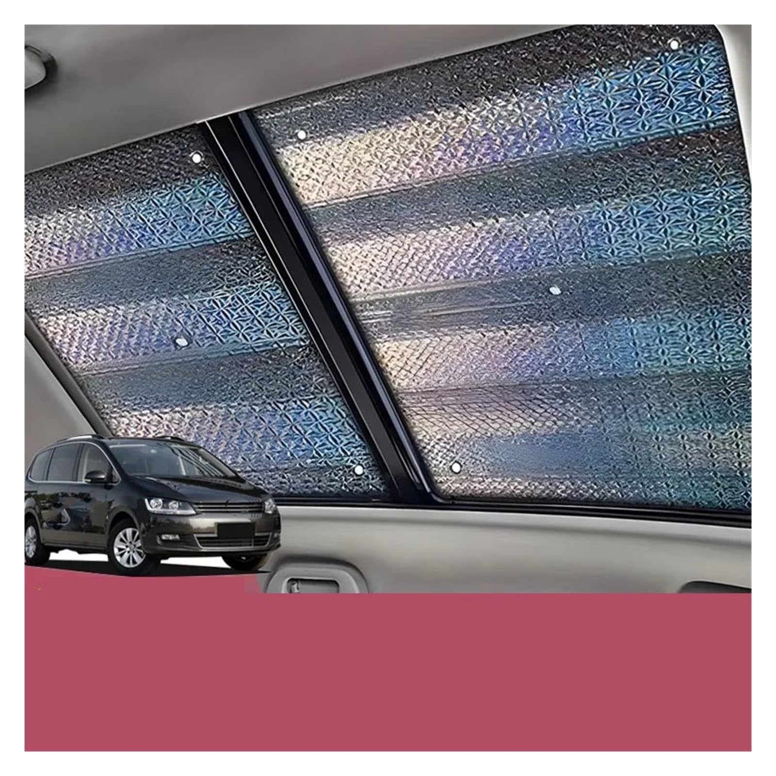 Auto Sonnenblende Schiebedach-Sonnenschutz, Passend Für VW Für Sharan 7N 2012–2019 2013 2014, Auto-Panoramadach, Hitzeschild, Fenster-Sonnenschutz, UV-Schutz Auto Sichtschutz Fenster Auto Sonnenblende Schiebedach-Sonnenschutz, Passend Für VW Für Sharan 7N 2012–2019 2013 2014, Auto-Panoramadach, Hitzeschild, Fenster-Sonnenschutz, UV-Schutz Auto Sichtschutz Fenster von QIFANB