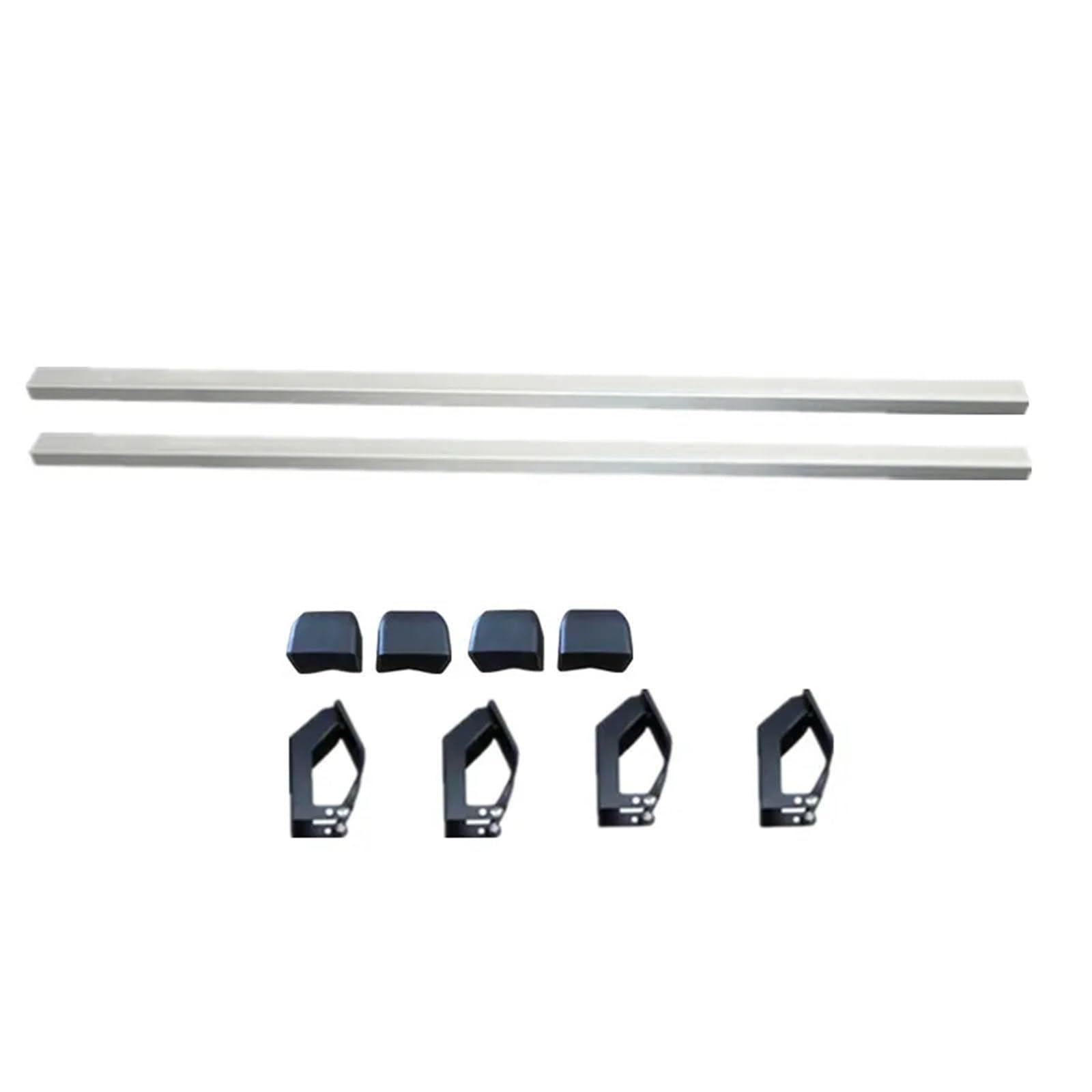 Dachquerträger, Gepäckträger, Querträger, Dachreling, Dachträger, Geländer Dachgepäckträger Aus Aluminiumlegierung(Silber) von QIFANB