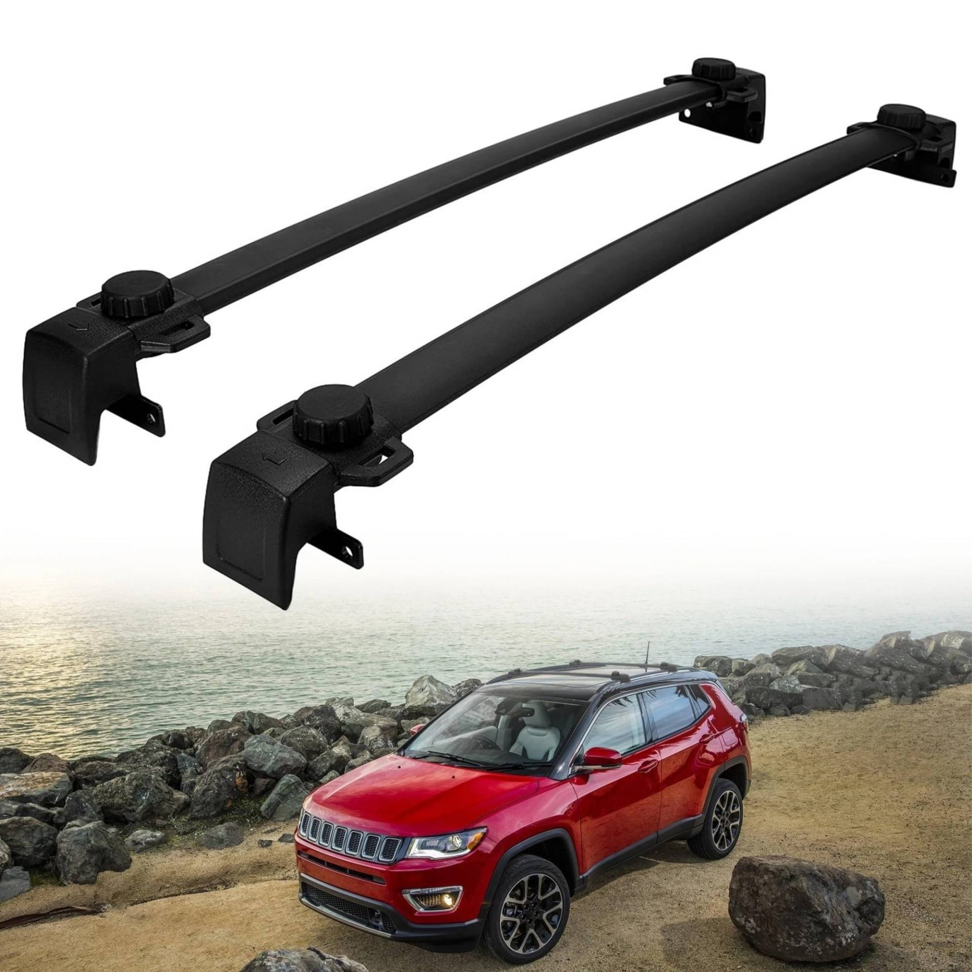 Dachträger Querstangen Gepäckträger Kajak Fahrrad Kanus Dach Querstangen Halter Für Jeep Für Kompass 2017 2018 2019 2020 2021 2022 Dachgepäckträger Aus Aluminiumlegierung Dachträger Querstangen Gepäckträger Kajak Fahrrad Kanus Dach Querstangen Halter Für Jeep Für Kompass 2017 2018 2019 2020 2021 2022 Dachgepäckträger Aus Aluminiumlegierung von QIFANB
