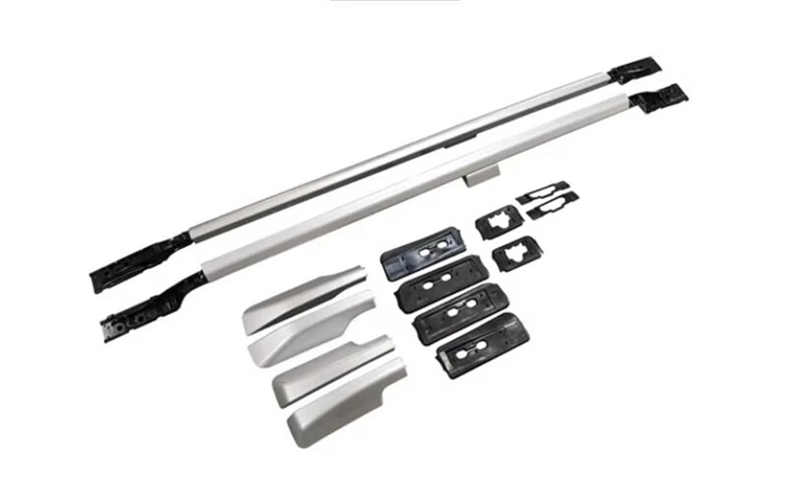 Dachträgerschienen Bar Gepäckträger Bars Bar Racks Schienenboxen Für Toyota Für Land Für Cruiser LC300 2022 2023 2024 Dachgepäckträger Aus Aluminiumlegierung(Silber) von QIFANB
