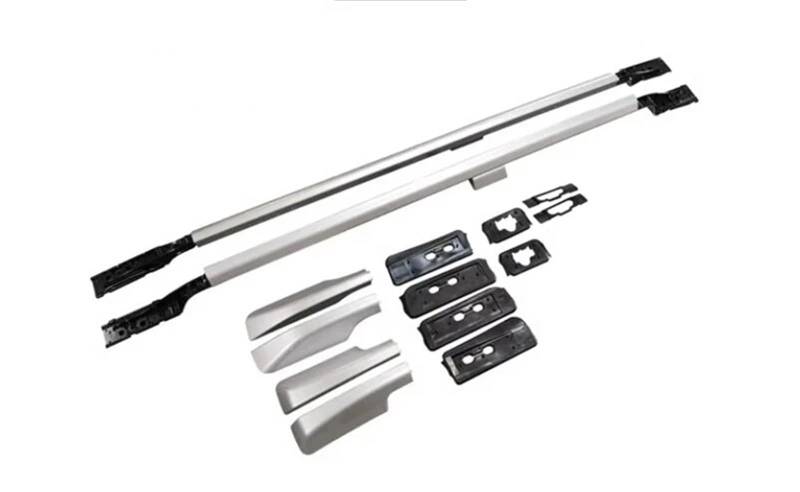 Dachträgerschienen Bar Gepäckträger Bars Bar Racks Schienenboxen Für Toyota Für Land Für Cruiser LC300 2022 2023 2024 Dachgepäckträger Aus Aluminiumlegierung(Silber) von QIFANB