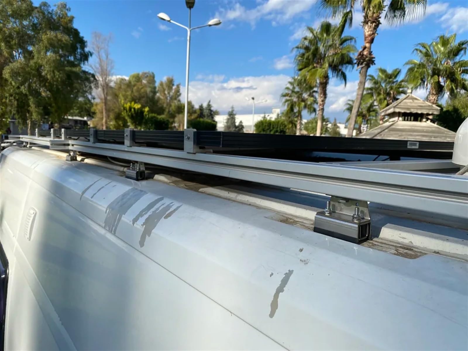 Edelstahl Der Güteklasse 304 Für FIAT Für Ducato 2008- Van-Dachträger/Dachträger-Montagesatz/Van-Dachträger/Dachmontagesatz Dachgepäckträger Aus Aluminiumlegierung(6 Pieces) von QIFANB