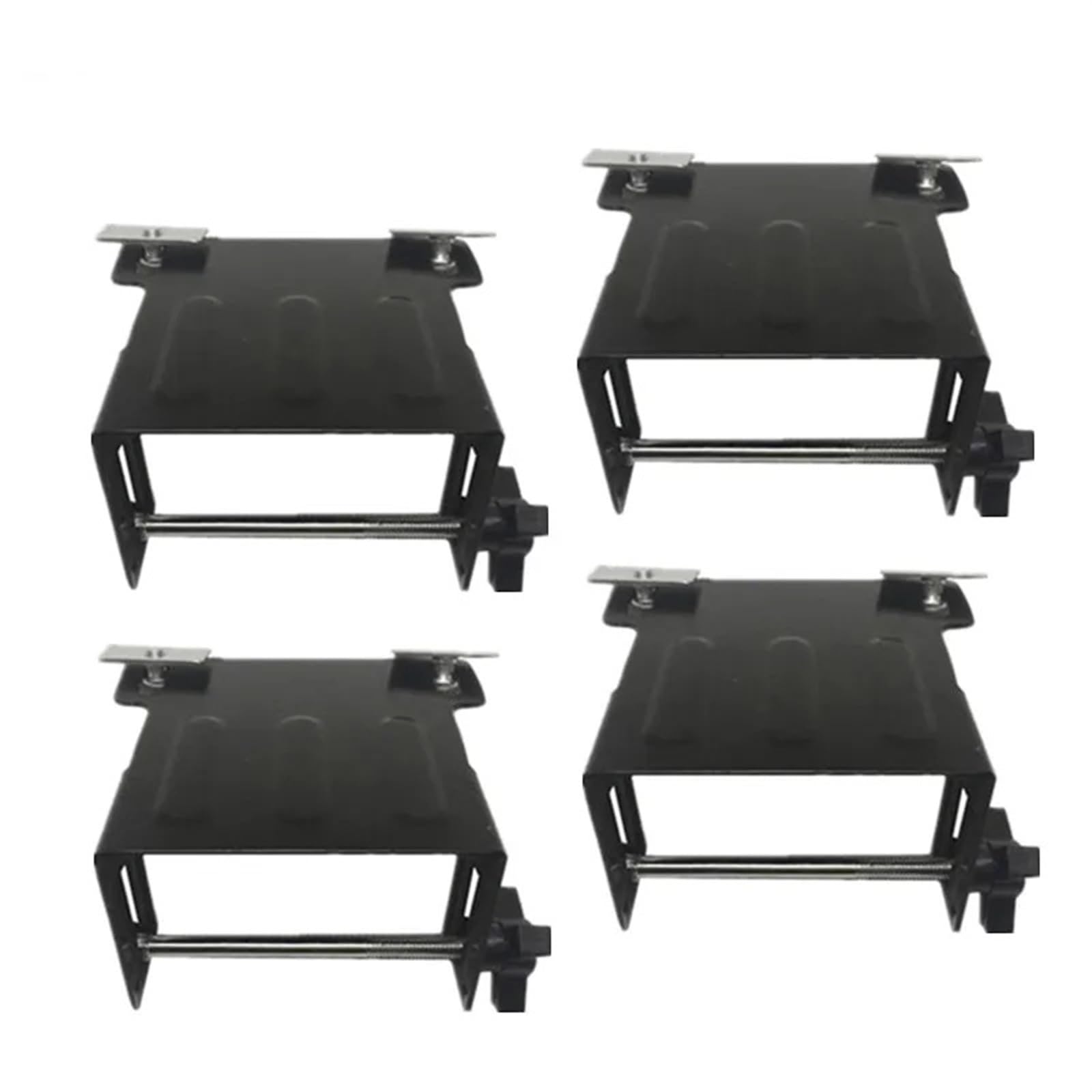Für Auto, SUV, Wohnmobil, Wohnmobil, Autodachträger, Korb, U-Bolzen-Klemmen, Montagesatz Dachgepäckträger Aus Aluminiumlegierung(4 Peices Mouth 8CM) von QIFANB