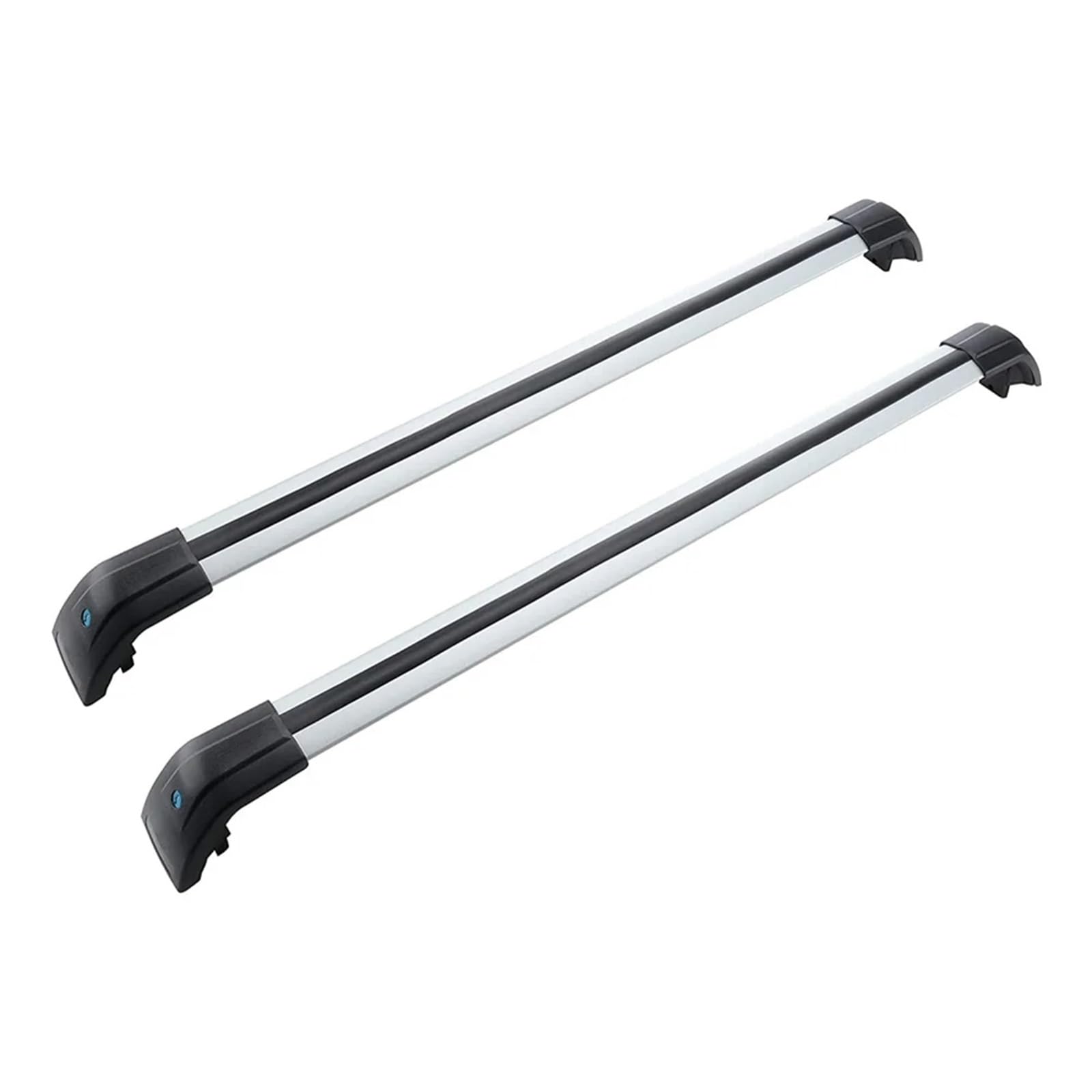 Für Geely Für Geometry C Cross Bar Roof Rail Roof Rack Bar Dachgepäckträger Aus Aluminiumlegierung(Silver - Black) von QIFANB