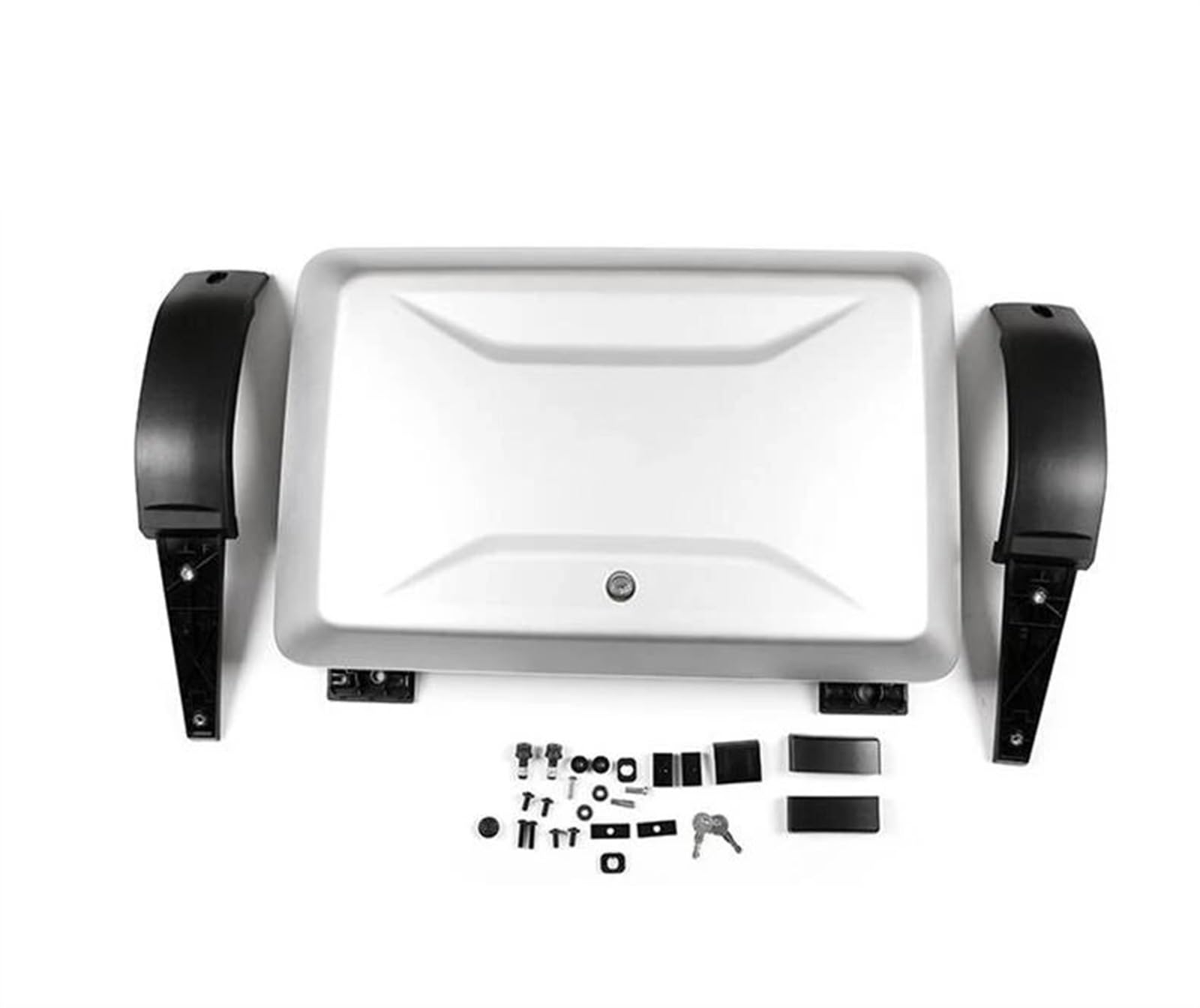 Für Land Für Rover Für Defender 90 110 2020 2021 2022 2023 ABS Gepäck Boxen Dach Rack Seite Werkzeug Ausrüstung Box Dachgepäckträger Aus Aluminiumlegierung(Silber) von QIFANB
