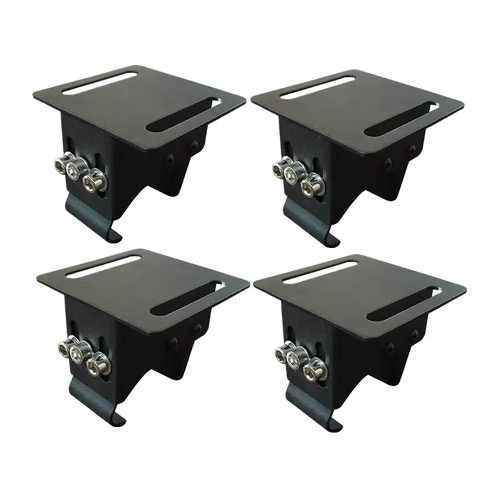 Für Lückenlose Autodachträger-Frachtkorbträger, 4 Teile/Satz Feste Autodach-Clips Dachgepäckträger Aus Aluminiumlegierung Für Lückenlose Autodachträger-Frachtkorbträger, 4 Teile/Satz Feste Autodach-Clips Dachgepäckträger Aus Aluminiumlegierung von QIFANB