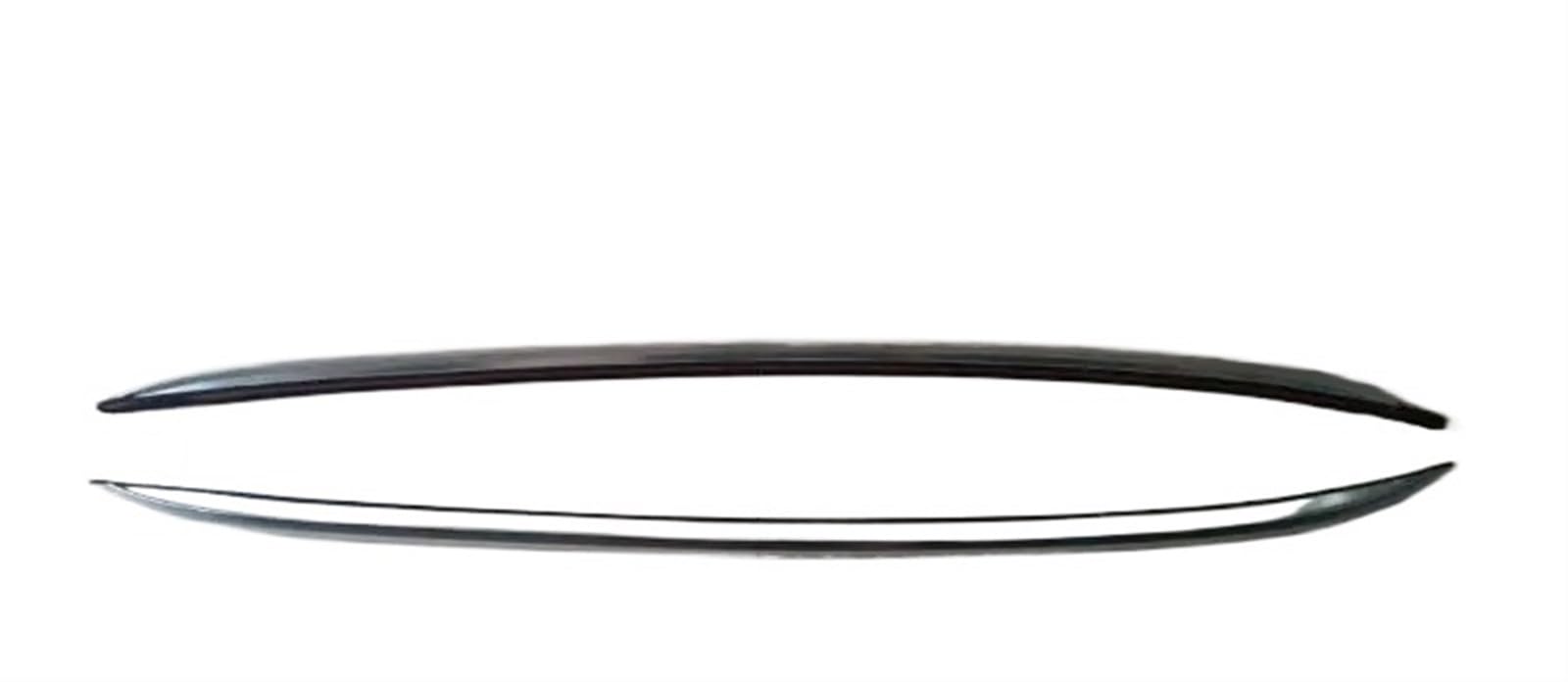 Für Macan 2014 2015 2016 2017 Silber Und Schwarz Dachreling Rack Seitenstangen Dekoration Zierblende Dachgepäckträger Aus Aluminiumlegierung(Silber) von QIFANB