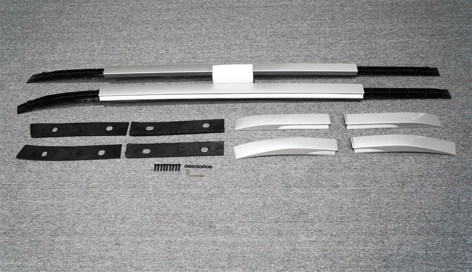 Für Mitsubishi Für Outlander 2023 Aluminiumlegierung Gepäckträger Gepäckträger Schienen Dachträger Gepäckträger Dachgepäckträger Aus Aluminiumlegierung(Schwarz) von QIFANB