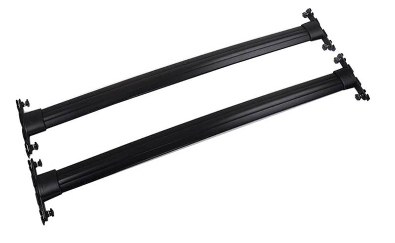 Für Toyota Für Land Für Cruiser 200 V8 LC 200 LC200 2008 2009 2010 2011 2012 2013 2014 2015 2016 2017 2018 2019-2021 Querträger Dachträger Dachreling Dachgepäckträger Aus Aluminiumlegierung(Schwarz) von QIFANB