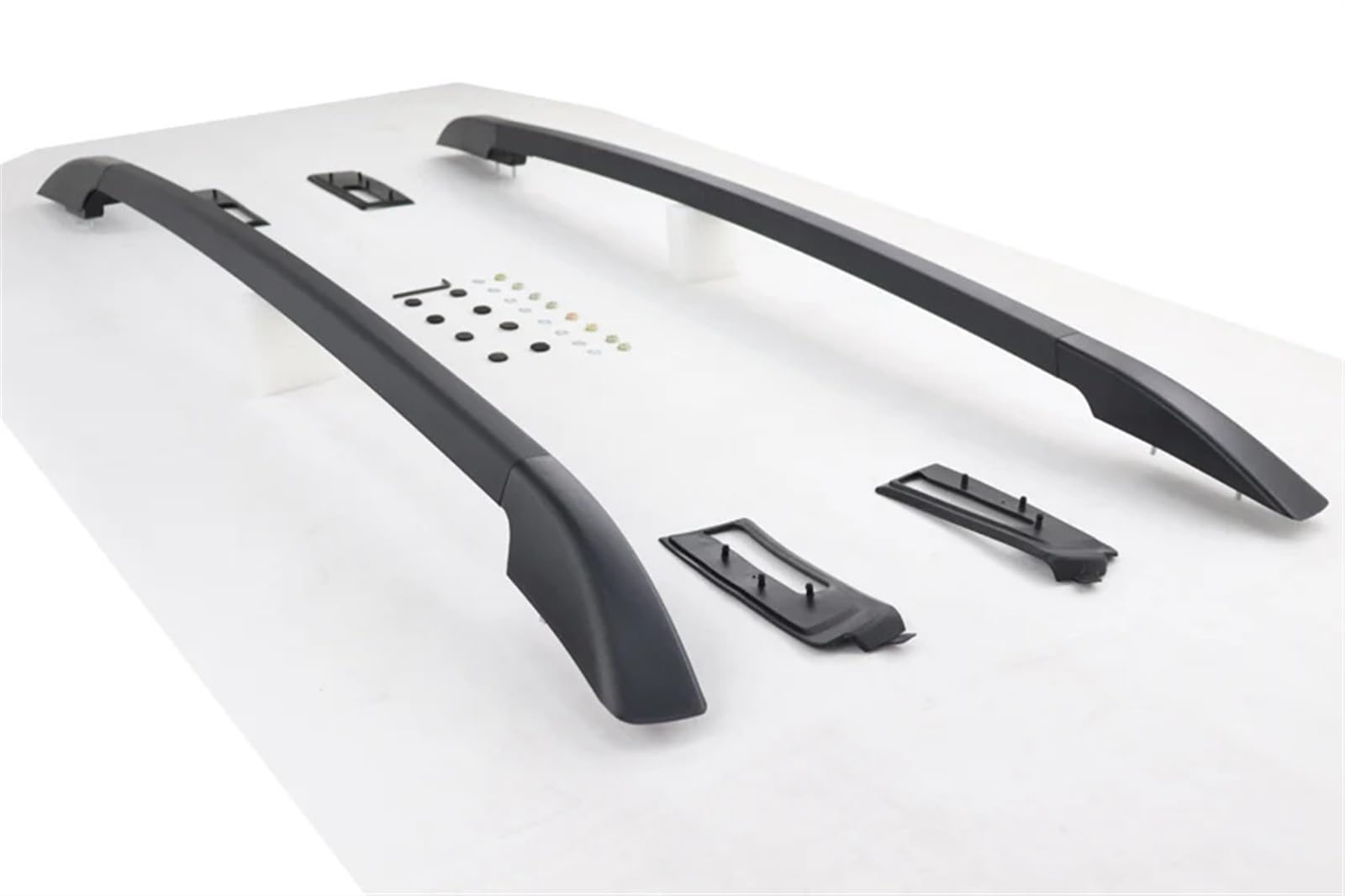 Gepäckträger, Dachreling, Dachträger, Aluminiumlegierung, Für Ford Für Ranger 2012 2013 2014 2015 2016 2017 2018 2019 2020 2021 2022 Dachgepäckträger Aus Aluminiumlegierung(Schwarz) von QIFANB