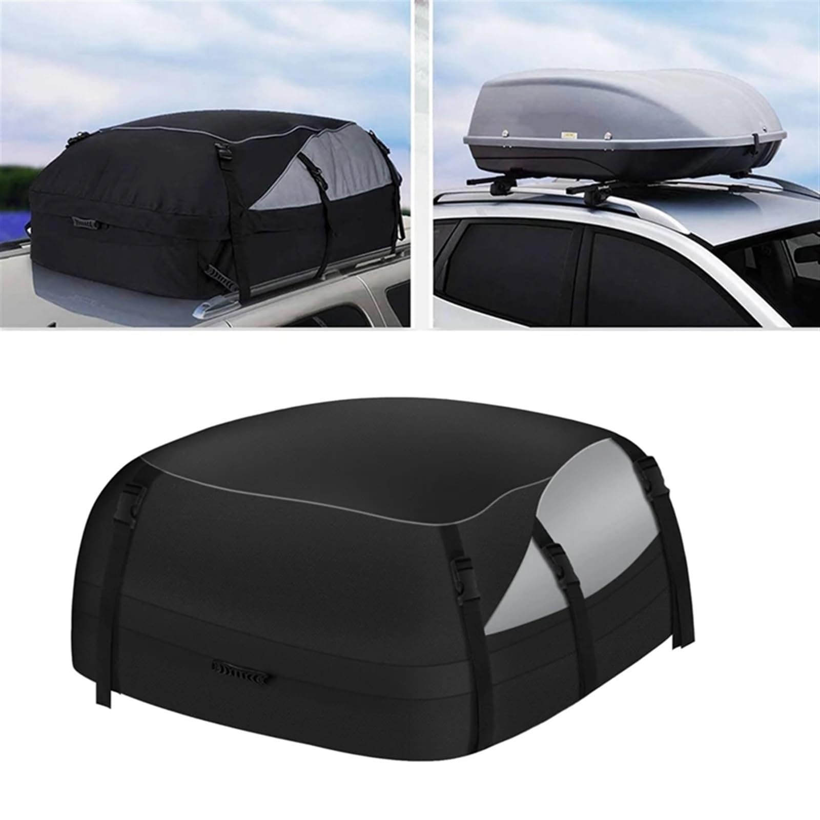 Gepäckträgertasche, 600D, Wasserdicht, Für Auto, Gepäck, Tasche, Wasserdicht, SUV, Faltbar, Für Reiseausrüstung, Dachtasche, Aufbewahrungsbox Dachgepäckträger Aus Aluminiumlegierung Gepäckträgertasche, 600D, Wasserdicht, Für Auto, Gepäck, Tasche, Wasserdicht, SUV, Faltbar, Für Reiseausrüstung, Dachtasche, Aufbewahrungsbox Dachgepäckträger Aus Aluminiumlegierung von QIFANB
