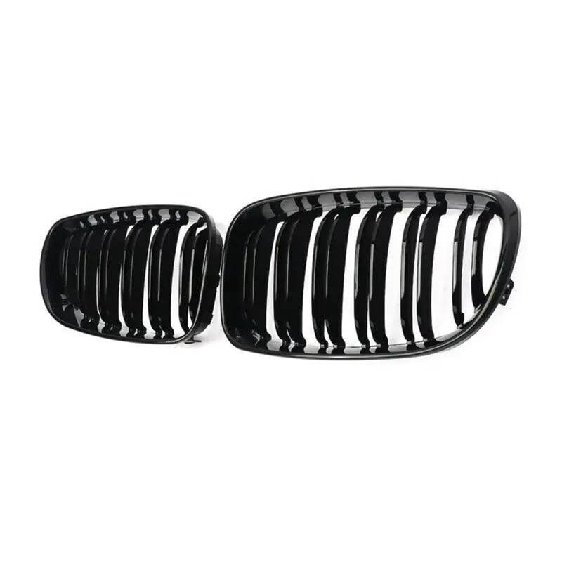 Haube Mesh Kühlergrill 1 Paar Auto-Nierengrill, Nierengrill, Doppellamellengrill Für E81 E82 E87 E88 2004 2005 2006 2007 2008 2009 2010 2011 2012 2013(Facelift) von QIFANB