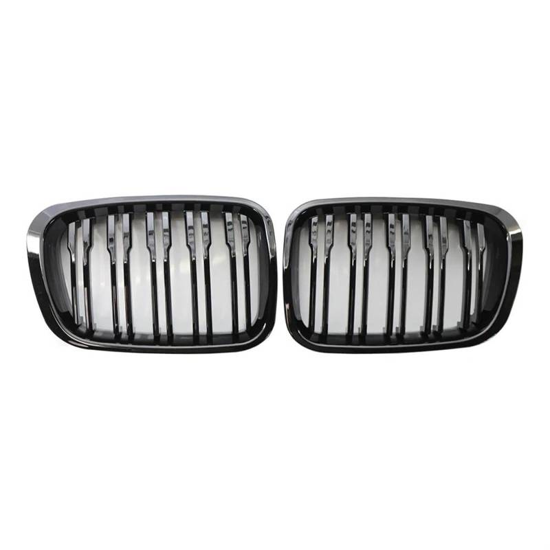 Haube Mesh Kühlergrill 1 Paar Für E46 3 Serie 320i 323i 325i 328i 330i 4 Tür 1999 2000 2001ABS Auto Vorne Twin Bar Grille Grills von QIFANB