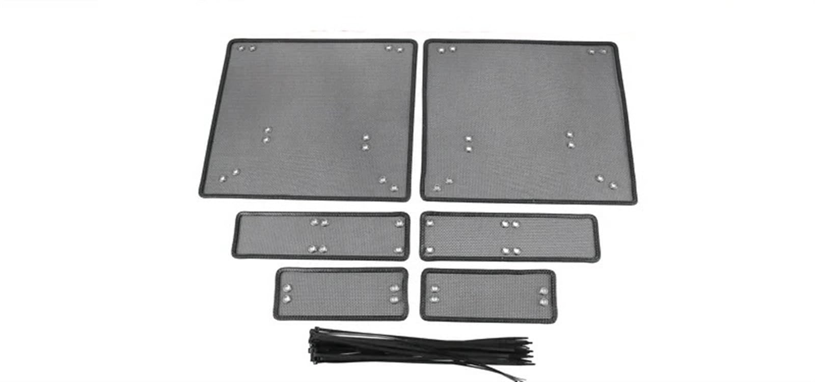 Haube Mesh Kühlergrill 6PCS Auto Lufteinlass Schutz Abdeckung Airin Einsatz Net Auto Vent Racing Grill Filter Für Chery Für JETOUR T2 2024-2025 von QIFANB