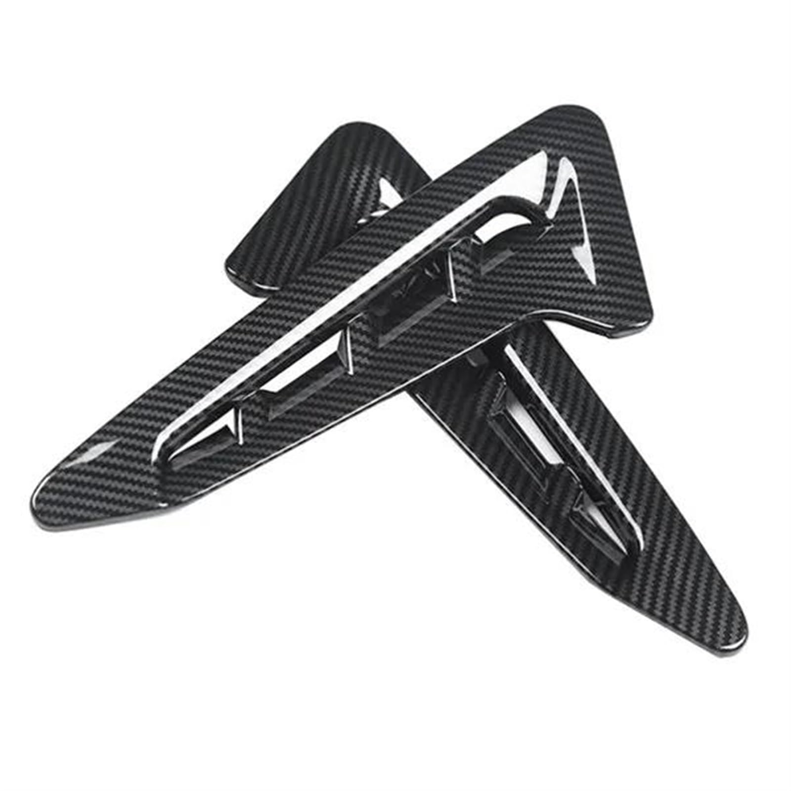 Haube Mesh Kühlergrill Auto ABS Seitenkörper Ansauggitter Kotflügel Entlüftungsdekoration Abdeckung Verkleidung Für X3 G01 2018 2019 2020(Carbon Fiber Pattern) von QIFANB
