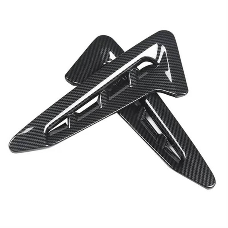 Haube Mesh Kühlergrill Auto ABS Seitenkörper Ansauggitter Kotflügel Entlüftungsdekoration Abdeckung Verkleidung Für X3 G01 2018 2019 2020(Carbon Fiber Pattern) von QIFANB