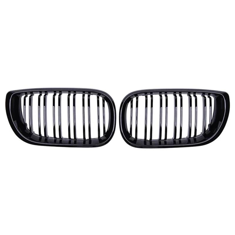 Haube Mesh Kühlergrill Auto Front Nierengrill Doppellamellen Haubengrill Renngrills Für 3er E46 4 Türer 2002 2003 2004 2005 von QIFANB