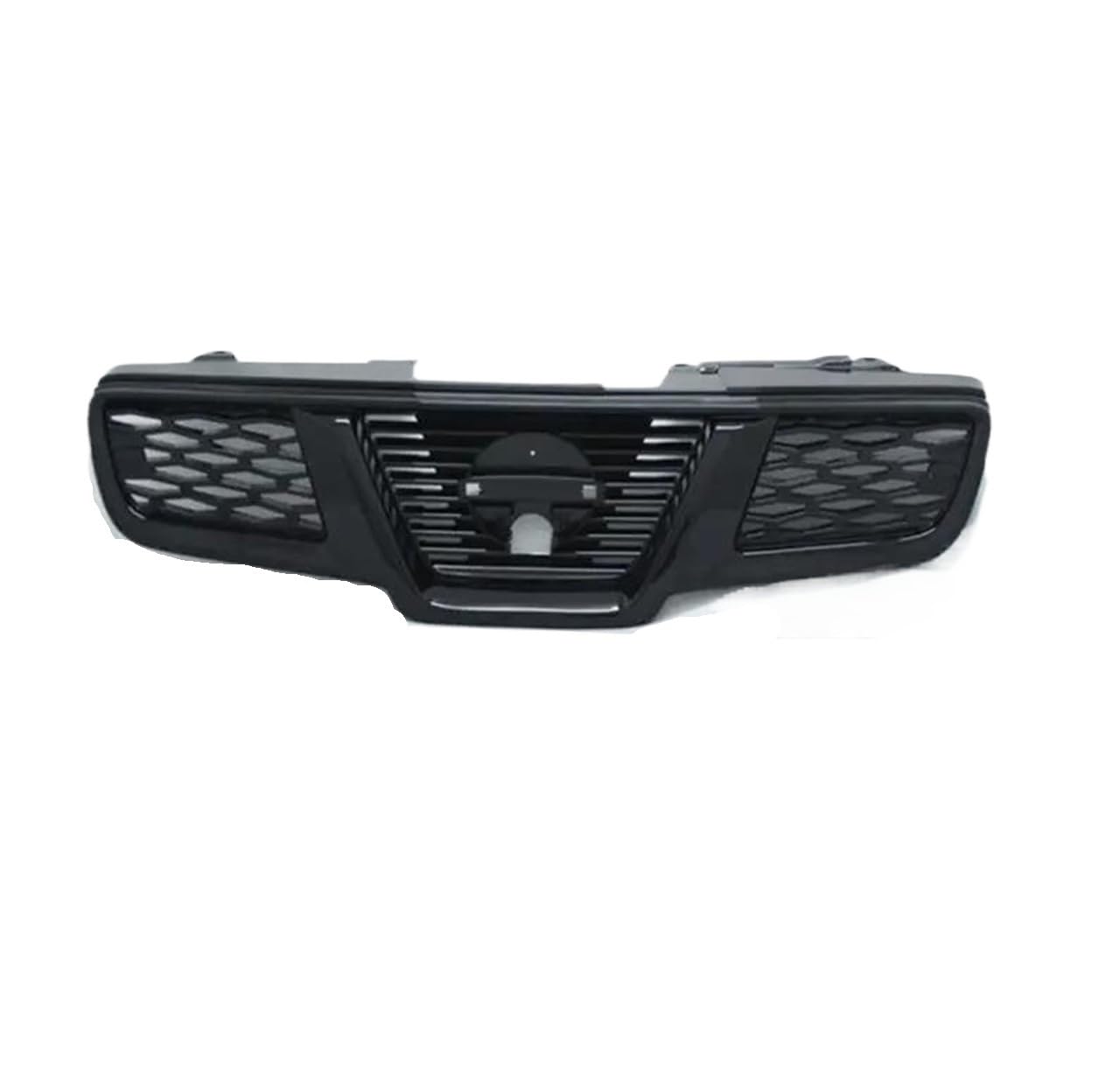 Haube Mesh Kühlergrill Auto Frontgrill Gitter Grill Auto Kühlergrill Für Nissan Für Qashqai J10 2008 2009 2010 2011 2012 2013(with Camera Hole) von QIFANB