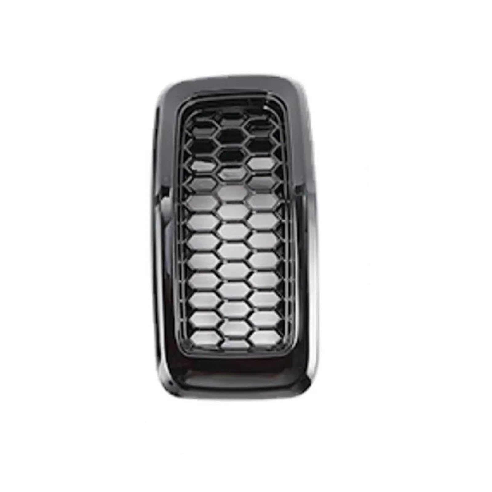 Haube Mesh Kühlergrill Auto-Frontstoßstange, Zentrale Grillabdeckung, 7-teiliges Mesh-Waben-Renngitter Für Jeep Für Cherokee 2014 2015 2016 2017 2018(Black nets Set) von QIFANB