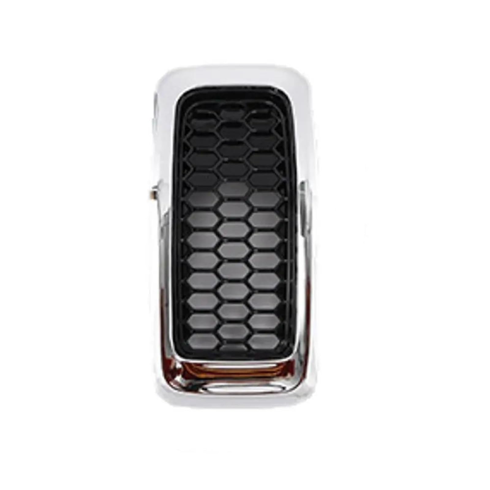 Haube Mesh Kühlergrill Auto-Frontstoßstange, Zentrale Grillabdeckung, 7-teiliges Mesh-Waben-Renngitter Für Jeep Für Cherokee 2014 2015 2016 2017 2018(Semi electroplated) von QIFANB