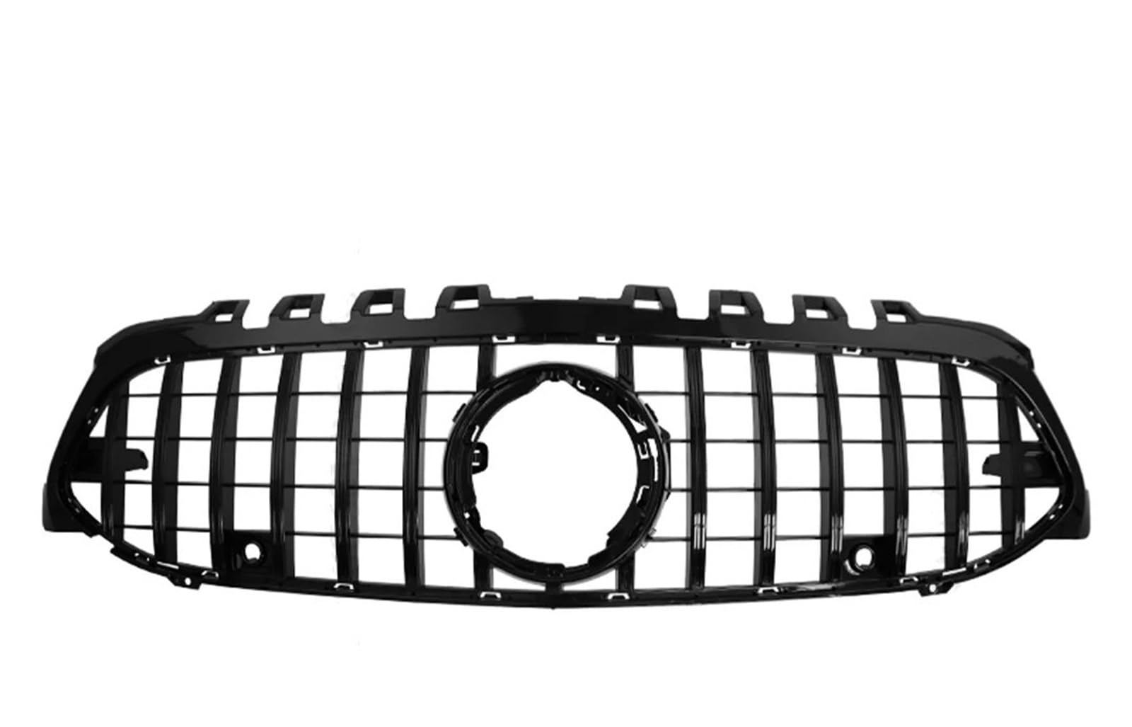 Haube Mesh Kühlergrill Diamant-Front-Kühlergitter, Stoßstangengrill, Hauben-Netzgrill, Body Kit Für Benz A Für A35 W177 2019 2020 2021 2022(Type A Black) von QIFANB