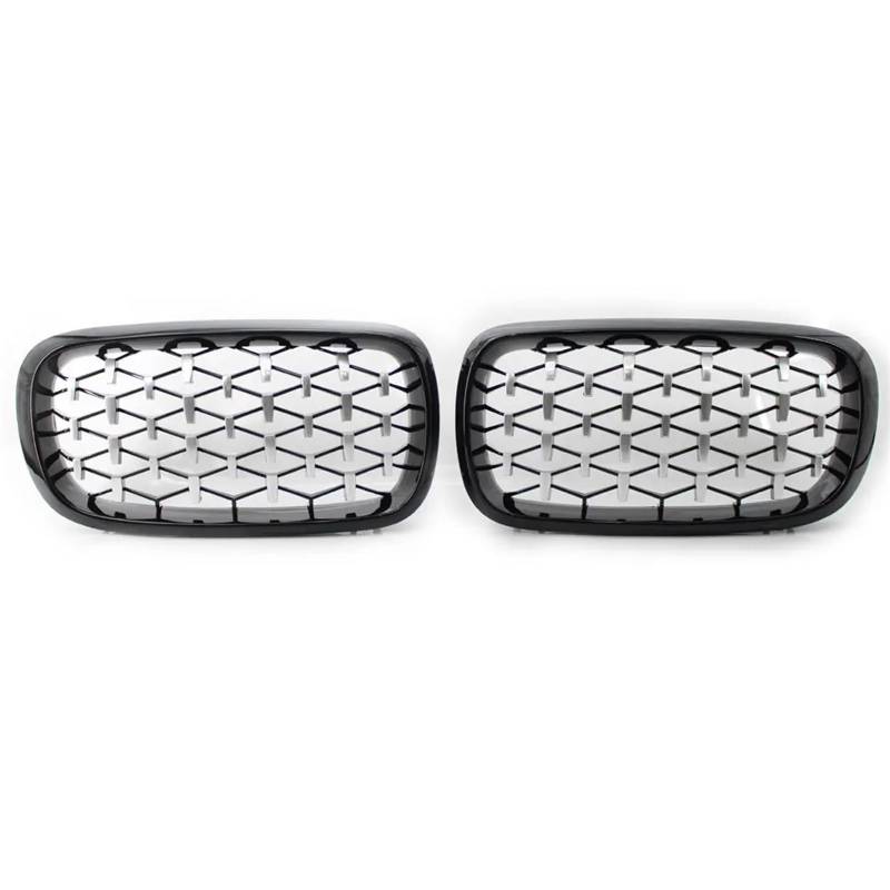 Haube Mesh Kühlergrill Diamant Meteor Kühlergrill Vorne Niere Grill Für F15 Für X5 2014 2015 2016 2017 Für Für X6 F16 2014-2018 von QIFANB