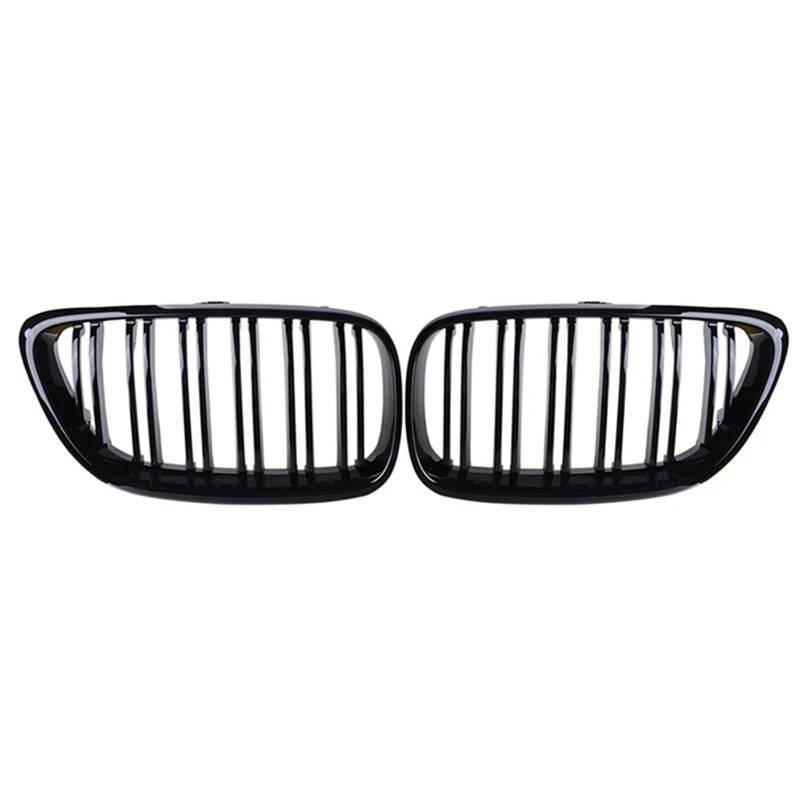 Haube Mesh Kühlergrill Für 2 Serie F22 F23 F87 Für M2 2014 2015 2016 2017 2018 Front Stoßstange Niere Kühlergrill Schwarz Grill(Glossy Black Dual) von QIFANB