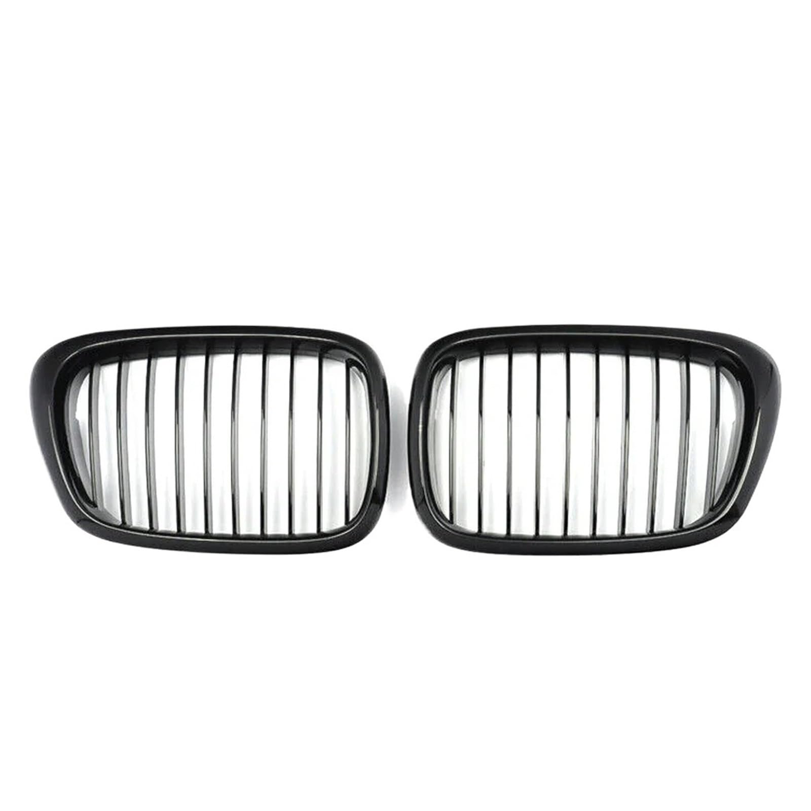 Haube Mesh Kühlergrill Für 5 Series E39 1995 1996 1997 1998 1999 2000 2001 2002 2003 528i 525i 540i Grills Front Niere Racing Gitter(Single-Glossy Black) von QIFANB