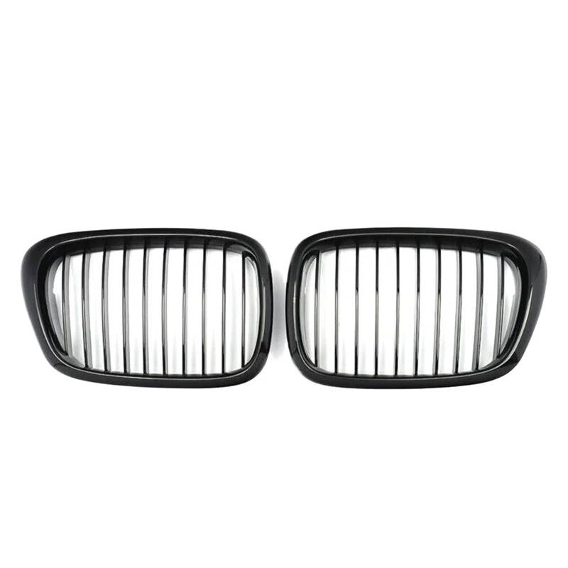 Haube Mesh Kühlergrill Für 5 Series E39 1995 1996 1997 1998 1999 2000 2001 2002 2003 528i 525i 540i Grills Front Niere Racing Gitter(Single-Glossy Black) von QIFANB