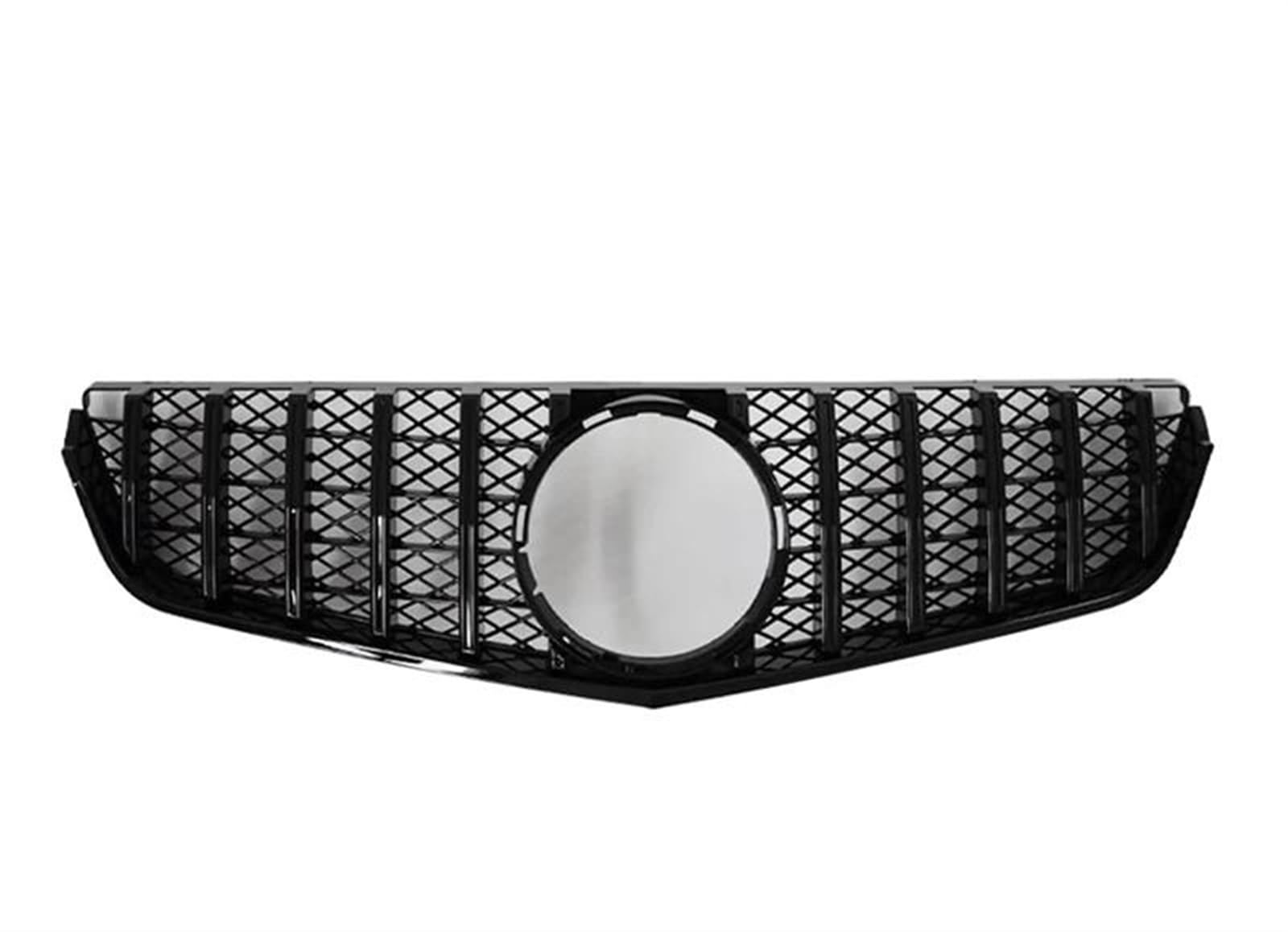 Haube Mesh Kühlergrill Für Benz E-Klasse W207 2009 2010 2011 2012 2013 2014 2015 2016 E200 E260 E320 E350 E400 E500 Auto Front Upper Bumper Hood Mesh Grille(2009-2013 Black) von QIFANB
