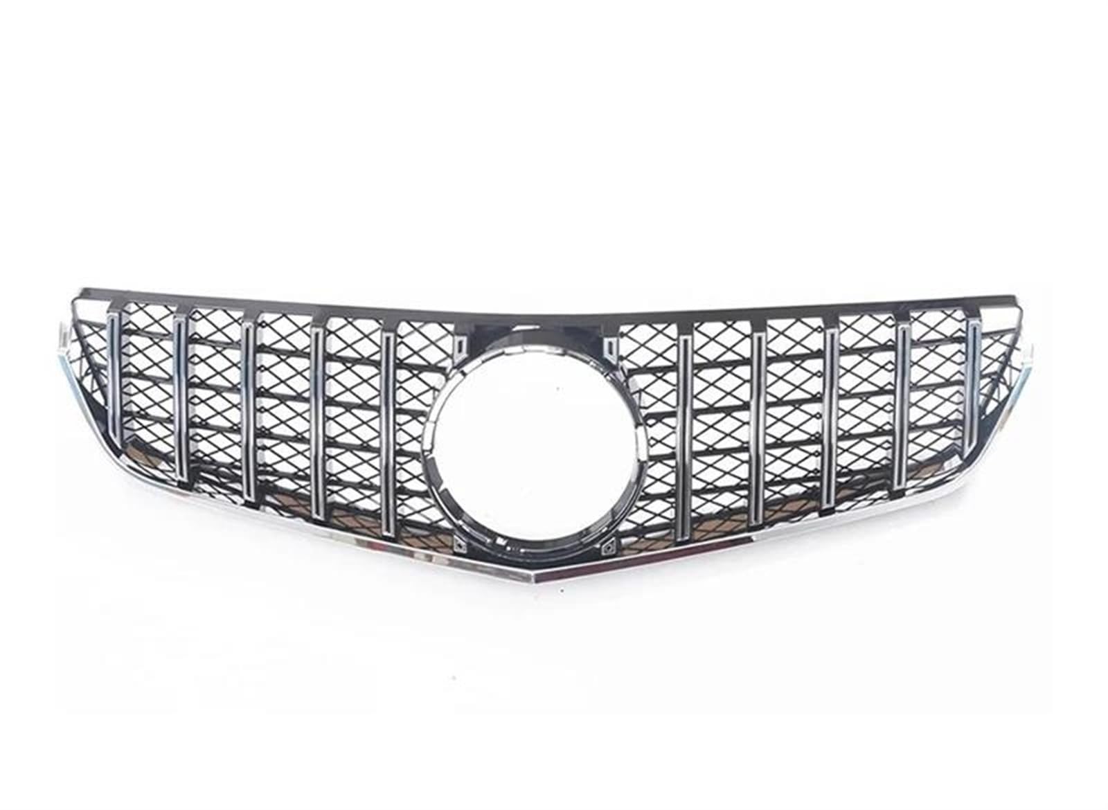 Haube Mesh Kühlergrill Für Benz E-Klasse W207 2009 2010 2011 2012 2013 2014 2015 2016 E200 E260 E320 E350 E400 E500 Auto Front Upper Bumper Hood Mesh Grille(2009-2013 Silver) von QIFANB