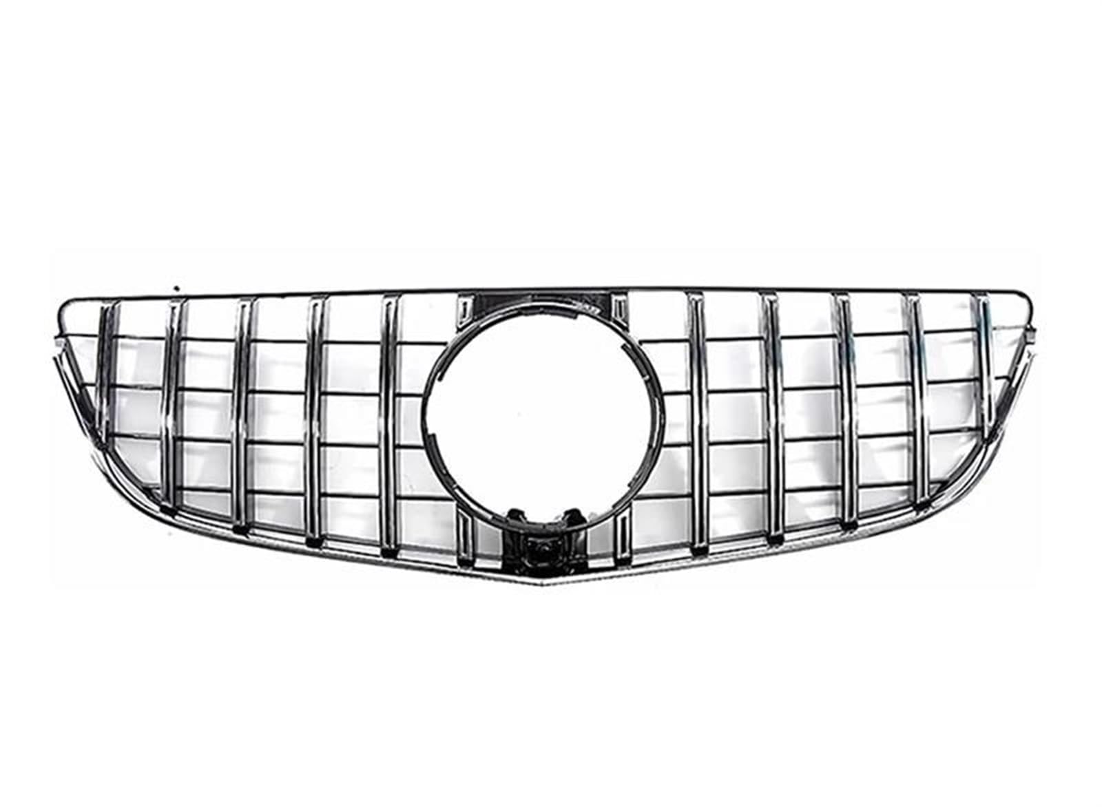 Haube Mesh Kühlergrill Für Benz E-Klasse W207 2009 2010 2011 2012 2013 2014 2015 2016 E200 E260 E320 E350 E400 E500 Auto Front Upper Bumper Hood Mesh Grille(2014-2016 Silver) von QIFANB