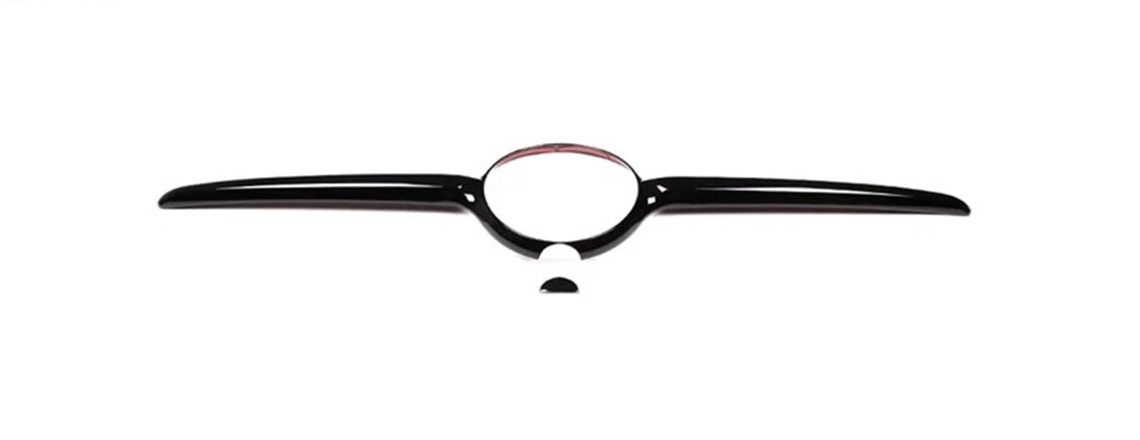 Haube Mesh Kühlergrill Für Benz Für C-Klasse W206 2022 Auto Frontstoßstange Kühlergrill Zierleiste Grill Dekoration Streifenabdeckung Autozubehör(Gloss Black) von QIFANB