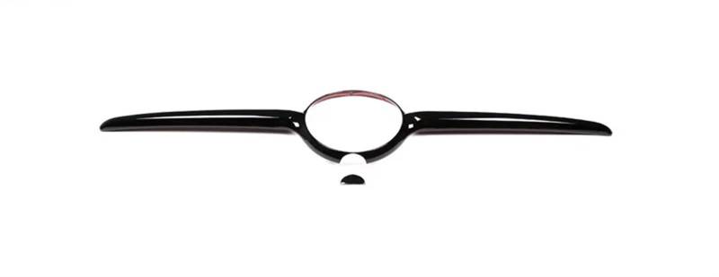 Haube Mesh Kühlergrill Für Benz Für C-Klasse W206 2022 Auto Frontstoßstange Kühlergrill Zierleiste Grill Dekoration Streifenabdeckung Autozubehör(Gloss Black) von QIFANB