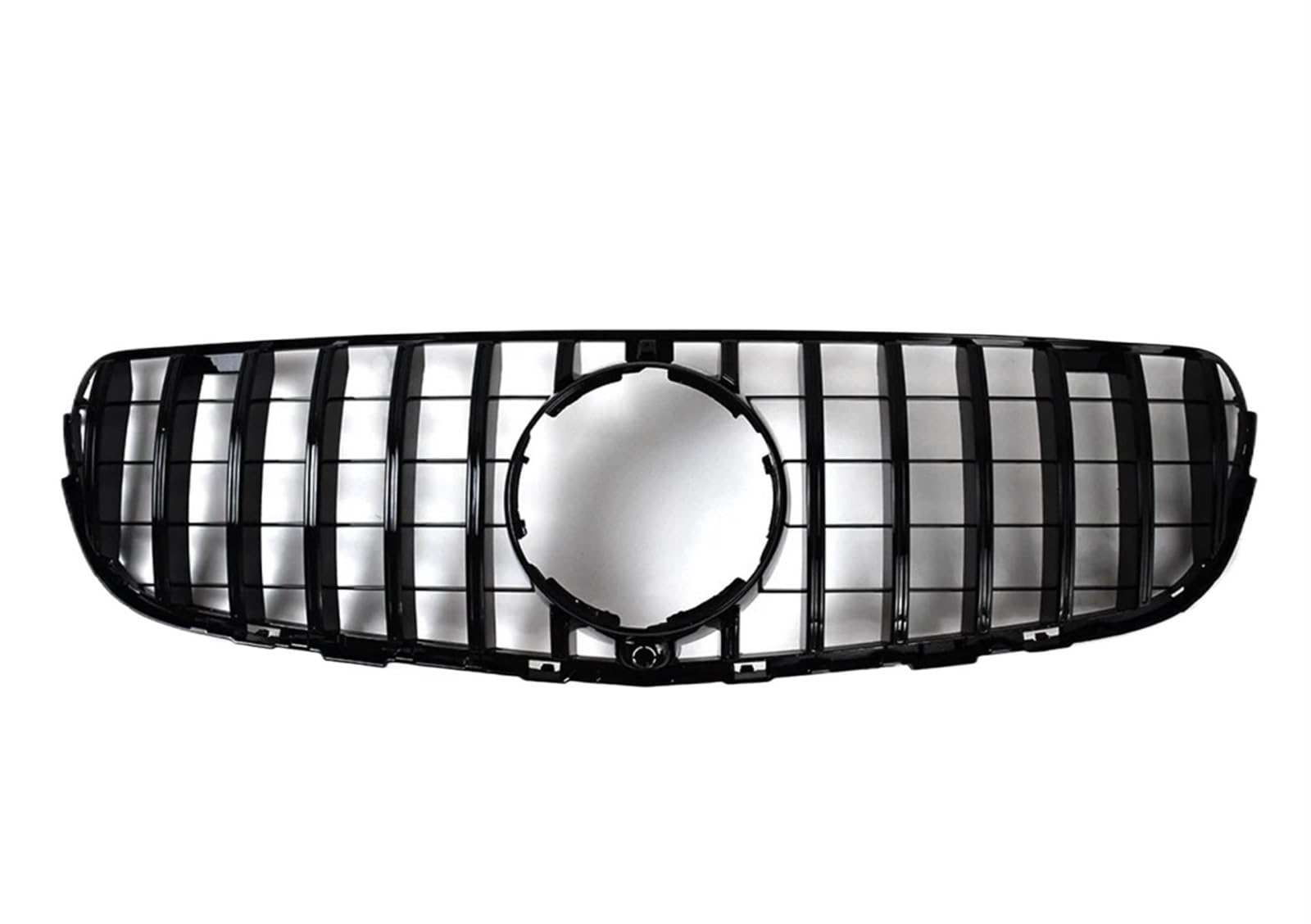 Haube Mesh Kühlergrill Für Benz Für GLC Coupe C253 X253 2015 2016 2017 2018 2019 2020 2021 2022 2023 Front Kühlergrill Einlass Gitter Grill Trim Mittleren Mesh(15-19 Type A Black) von QIFANB