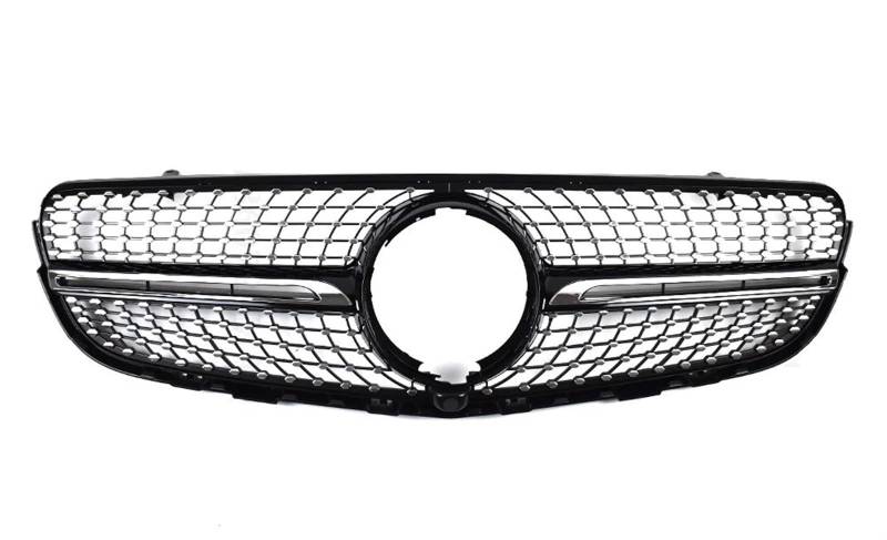 Haube Mesh Kühlergrill Für Benz Für GLC X253 200 220 260 300 350 2015 2016 2017 2018 Diamant Front Stoßstange Grille Grill Mesh Tuning(Diamond Black) von QIFANB