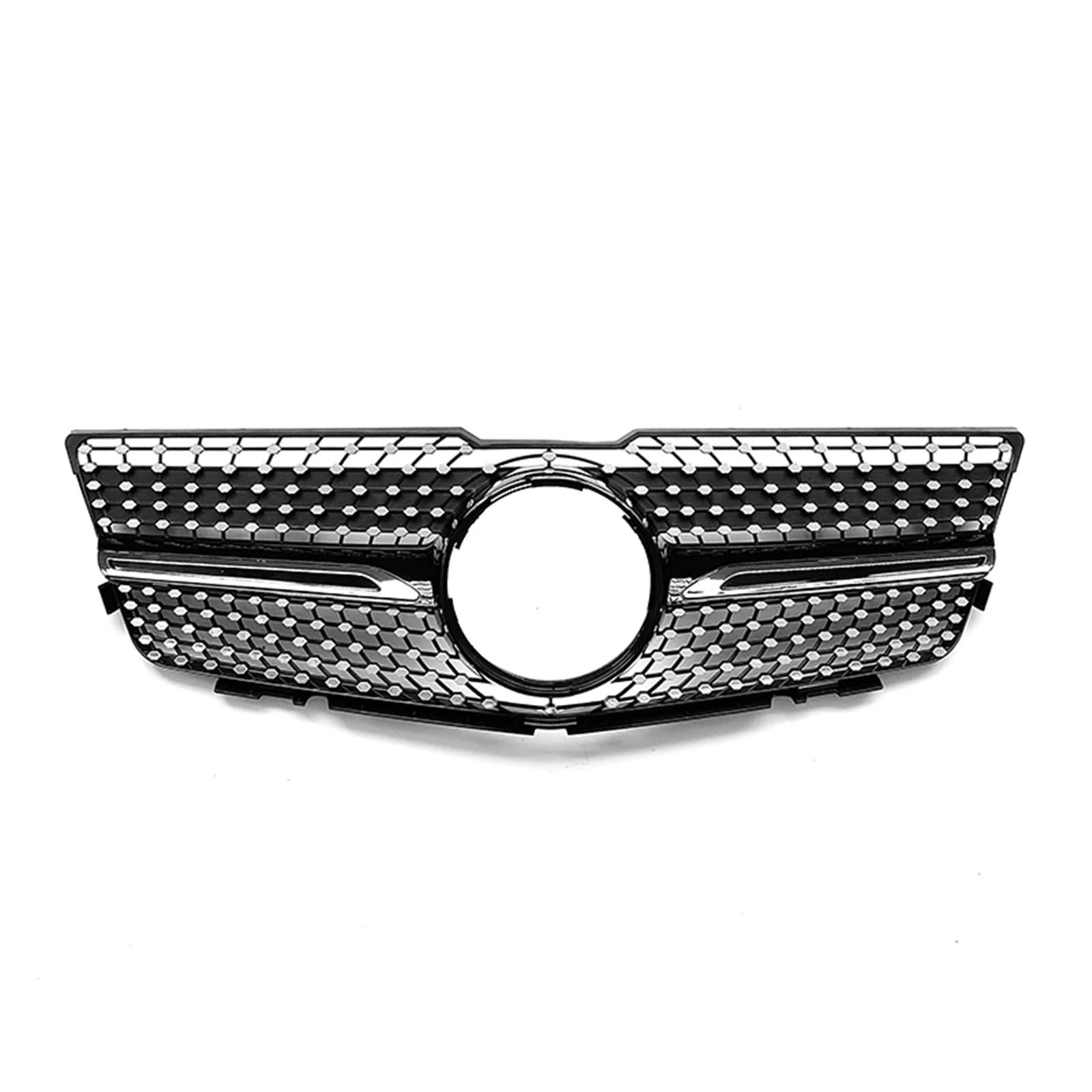 Haube Mesh Kühlergrill Für Benz Für GLK-Klasse X204 2008 2009 2010 2011 2012 GLK220 GLK250 GLK280 GLK300 GLK350 GLK400 Grill Kühlergrill Oberen Stoßfänger Haube Mesh(Schwarz) von QIFANB