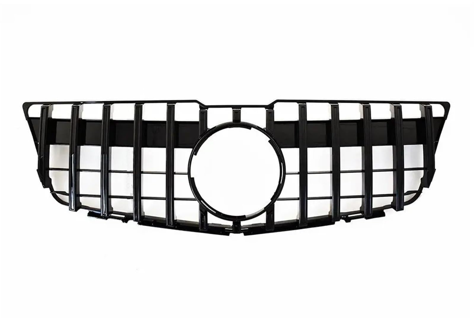 Haube Mesh Kühlergrill Für Benz Für GLK X204 2008 2009 2010 2011 2012 2013 2014 2015 Sport Front Hood Grille Racing Stoßstange Grill(2008-2012 Type A Black) von QIFANB