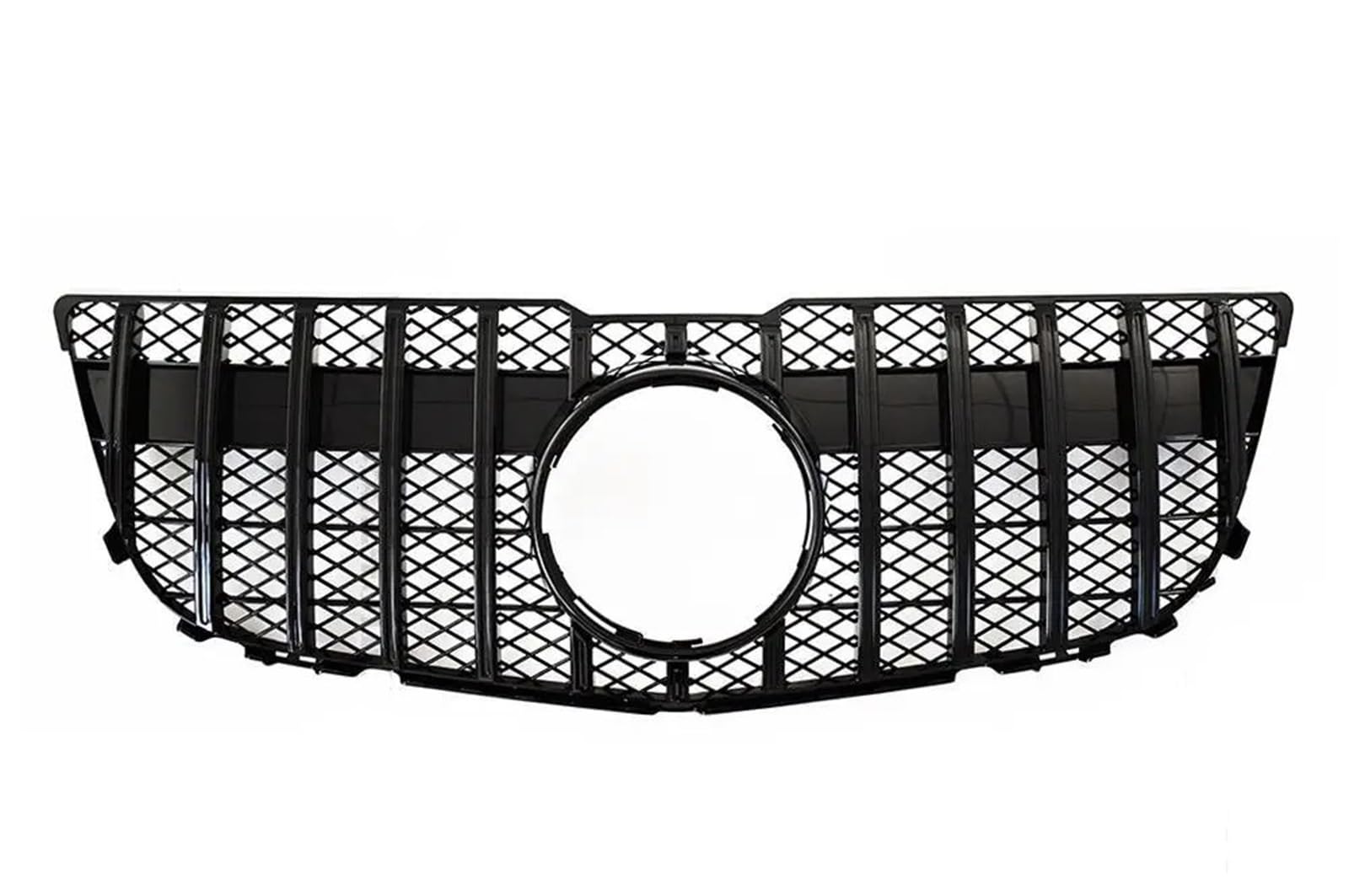 Haube Mesh Kühlergrill Für Benz Für GLK X204 2008 2009 2010 2011 2012 2013 2014 2015 Sport Front Hood Grille Racing Stoßstange Grill(2013-2015 Type A Black) von QIFANB