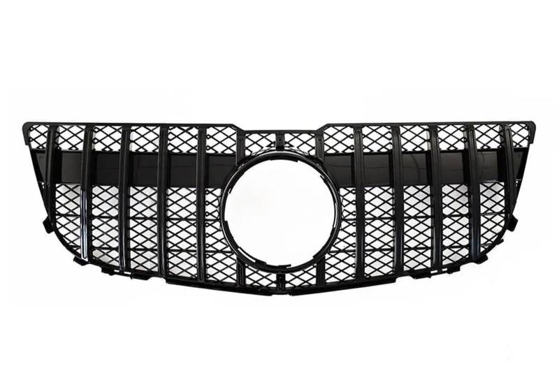 Haube Mesh Kühlergrill Für Benz Für GLK X204 2008 2009 2010 2011 2012 2013 2014 2015 Sport Front Hood Grille Racing Stoßstange Grill(2013-2015 Type A Black) von QIFANB