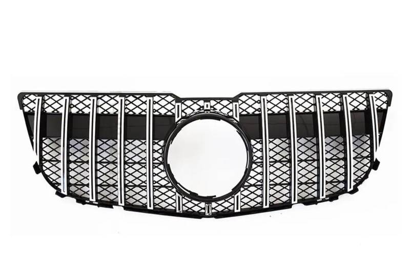 Haube Mesh Kühlergrill Für Benz Für GLK X204 2008 2009 2010 2011 2012 2013 2014 2015 Sport Front Hood Grille Racing Stoßstange Grill(2013-2015 Type A Silvery) von QIFANB